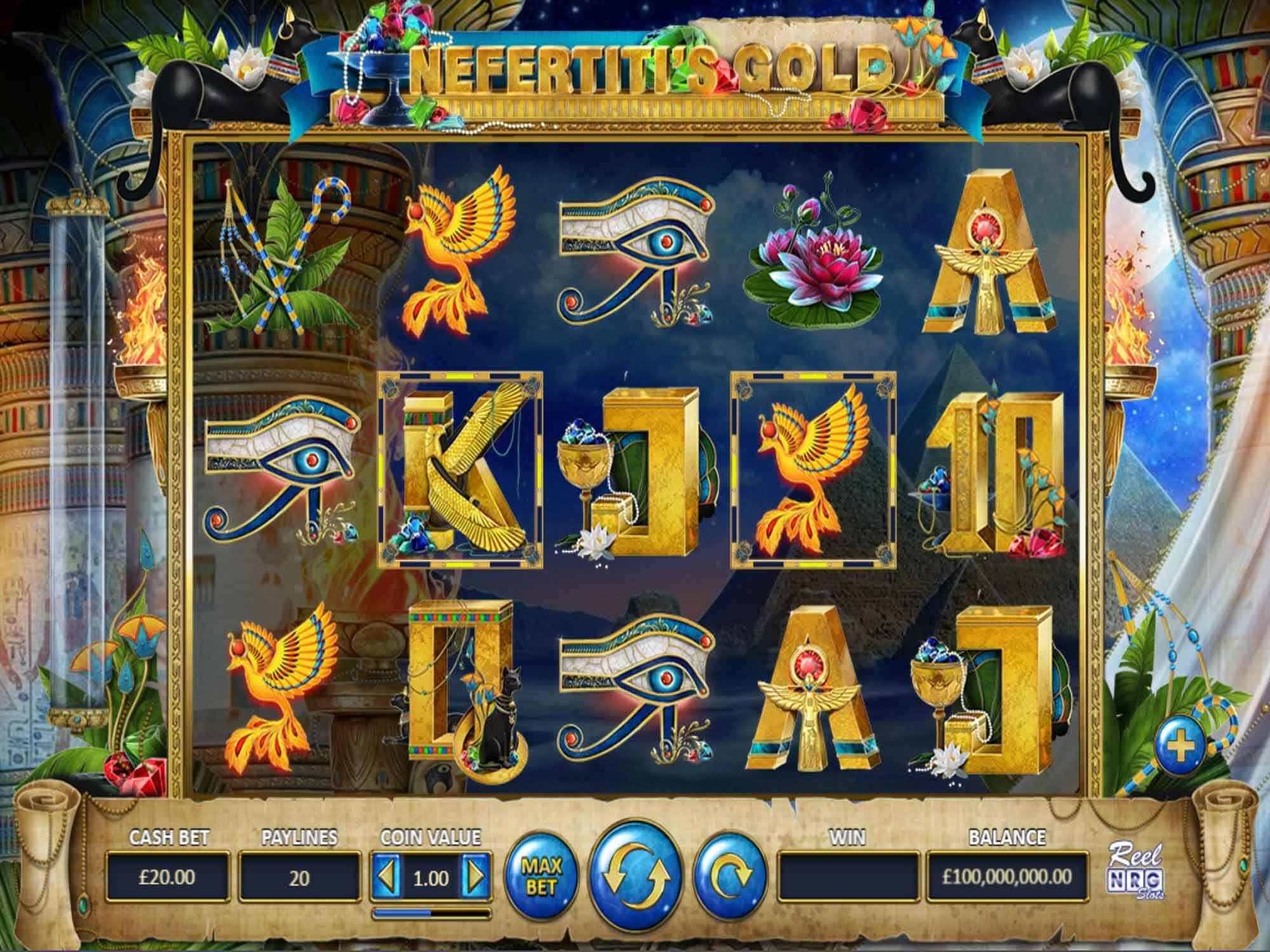 Nefertiti’s Gold Slot Gameplay