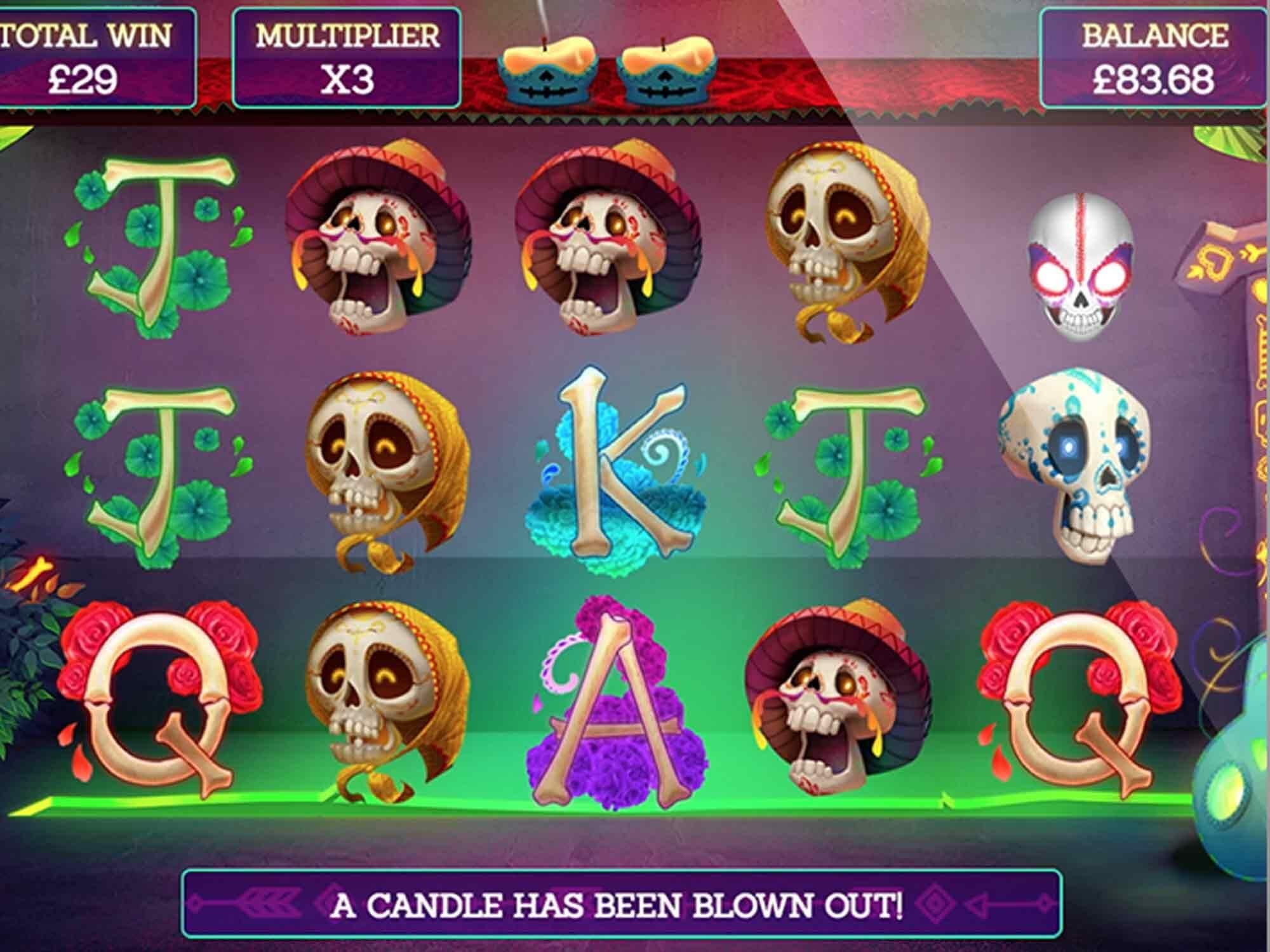 Pay of the Dead Slot Gameplay