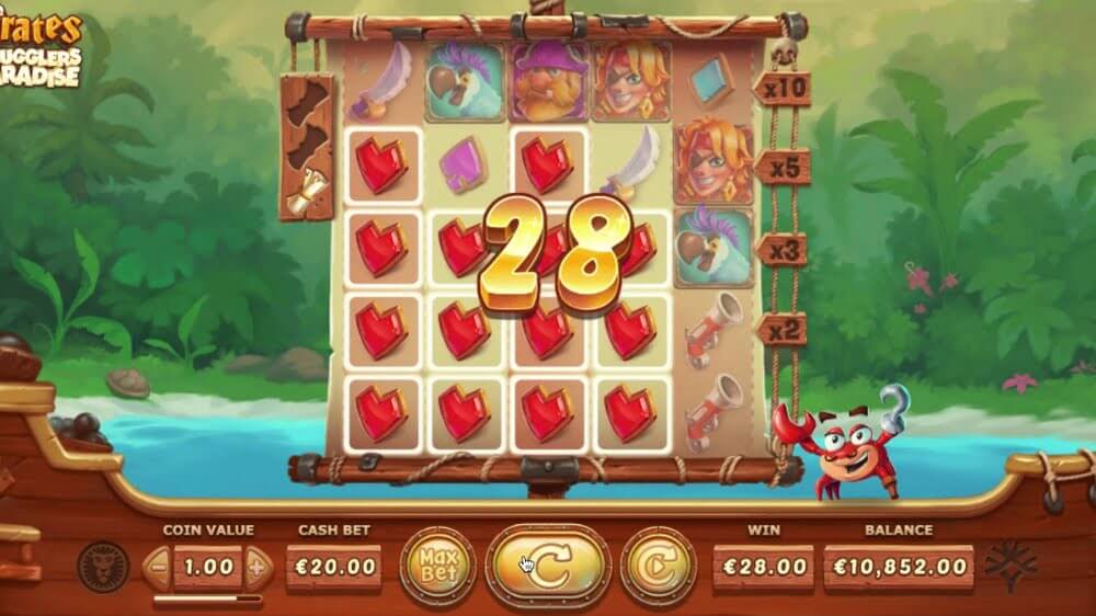 Pirates Smugglers Paradise Slot Bonus