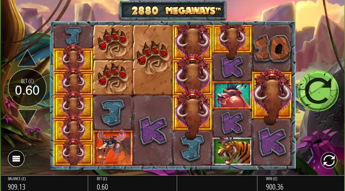 Primal Megaways Slot Gameplay
