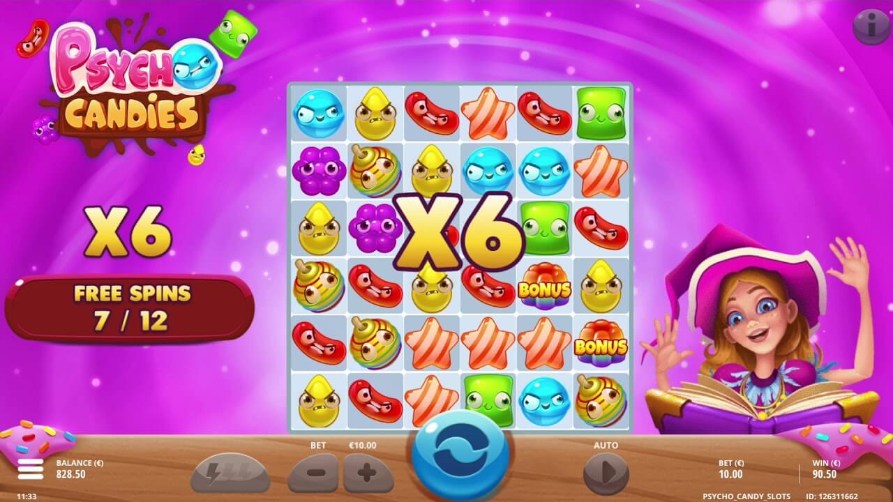 Psycho Candies Slot Bonus