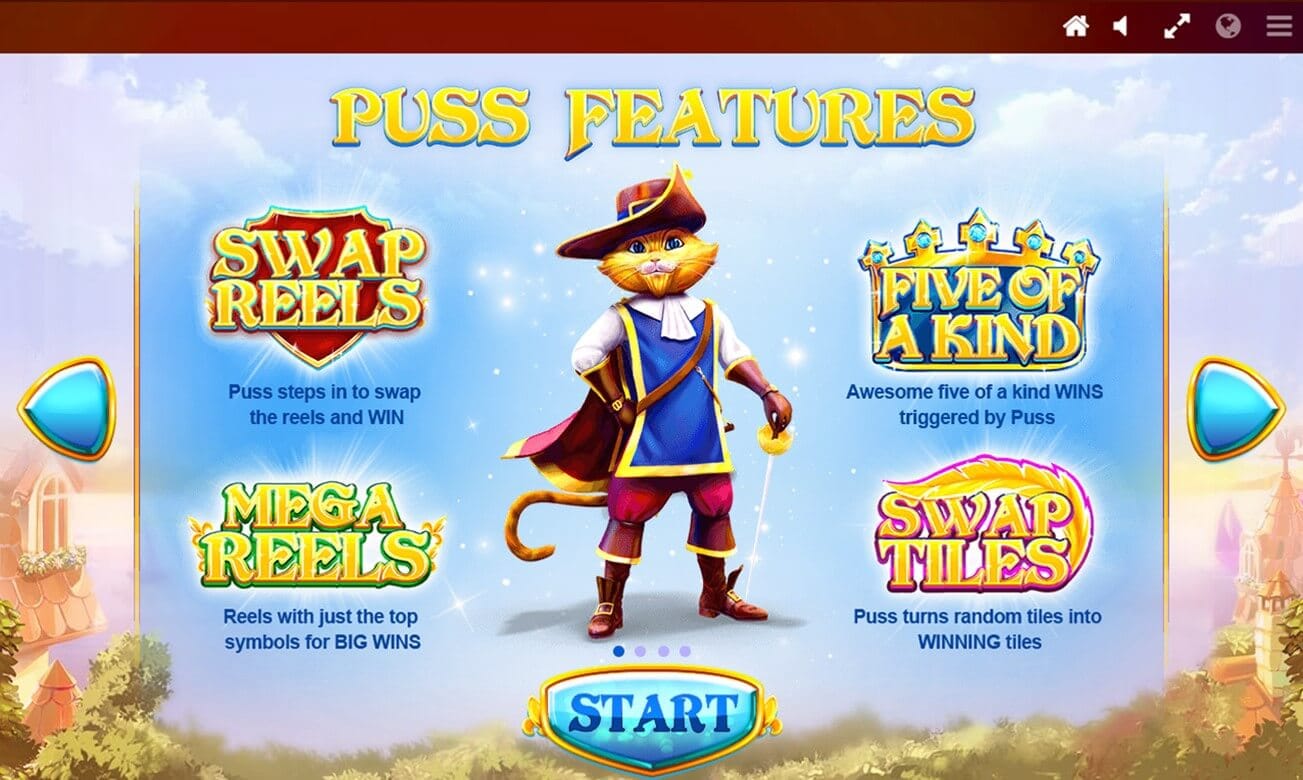 Puss n Boots Slot Bonus