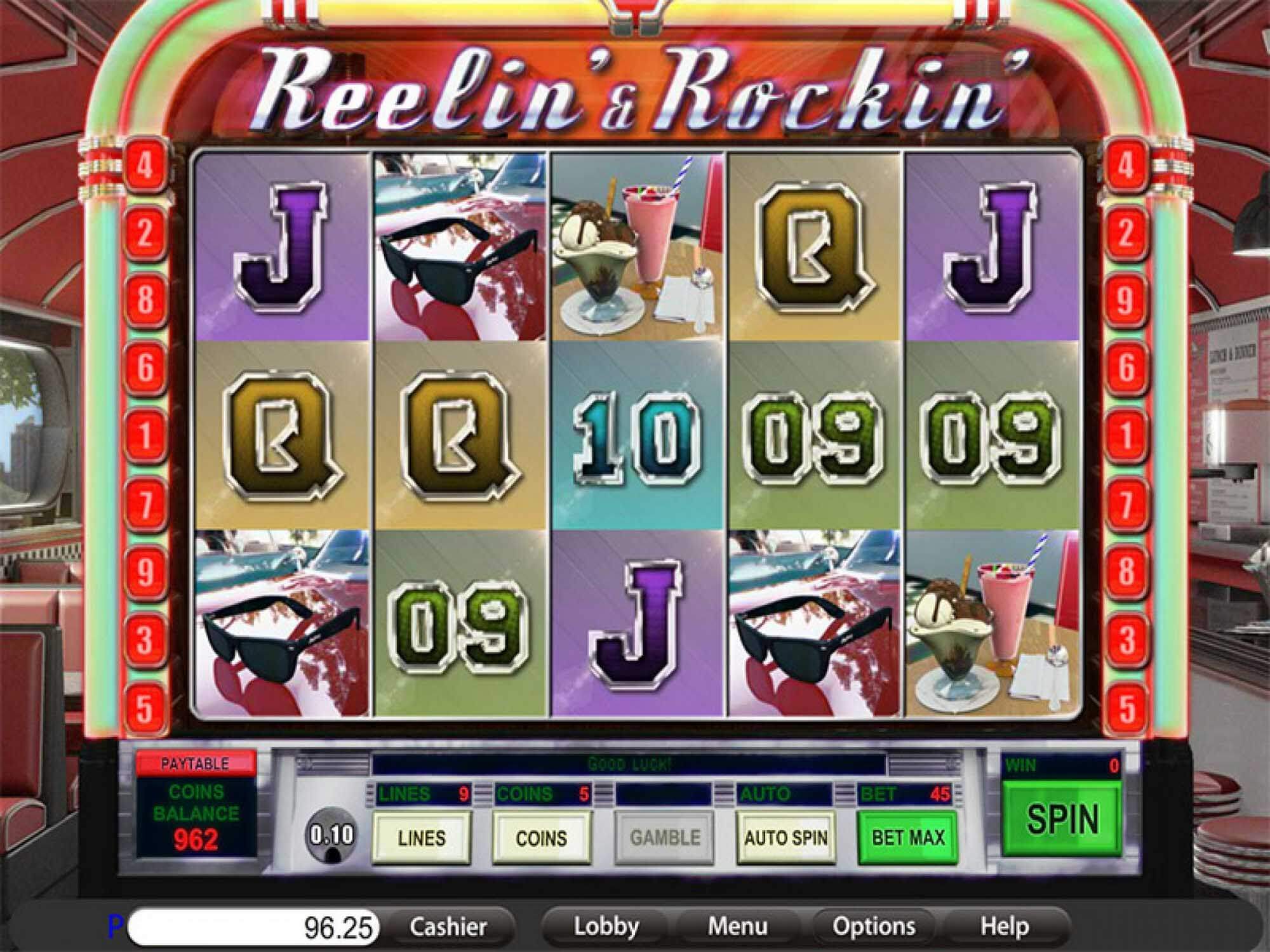 Reelin N Rockin Slot Gameplay