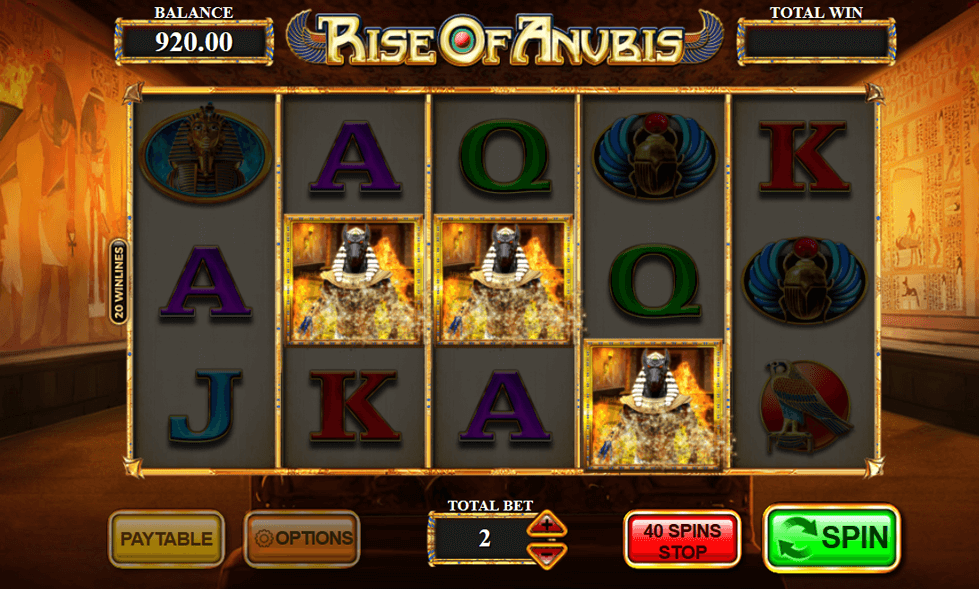 Rise Of Anubis Slot Gameplay