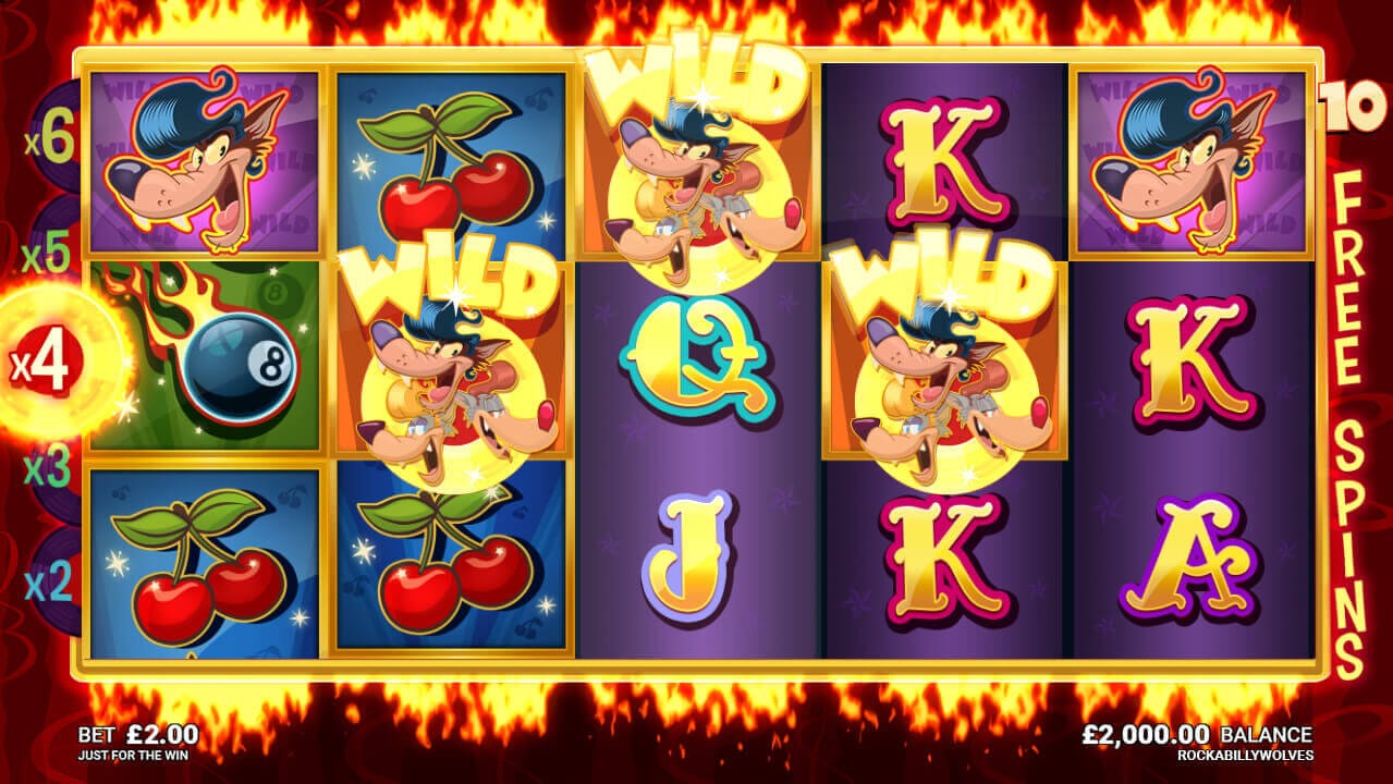 Rockabilly Wolves Slot Bonus