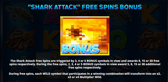 Savage Shark Slot Bonus