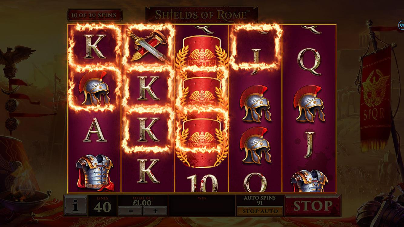 Shields of Rome Slot Wins