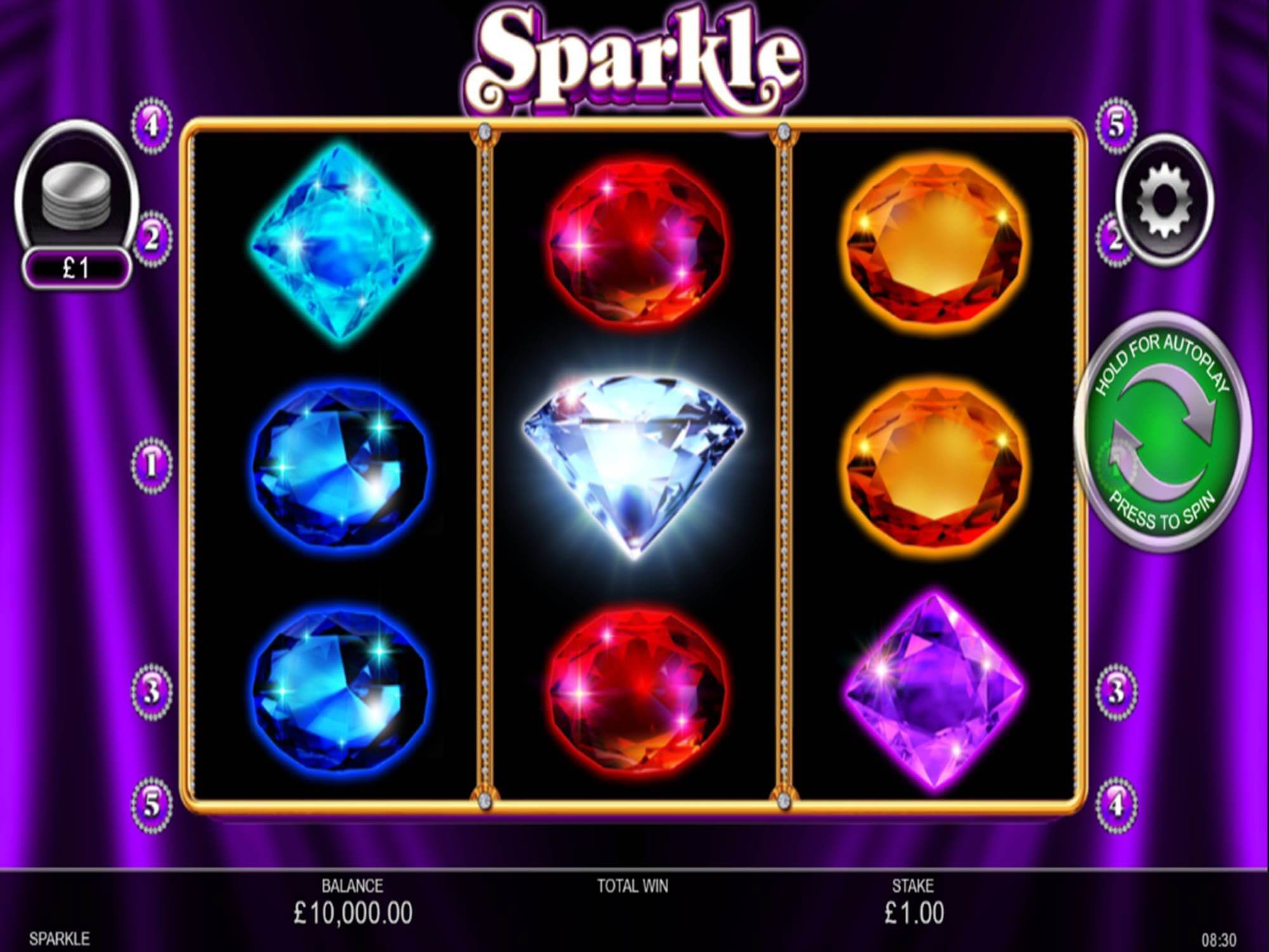 Sparkle Slot Bonus