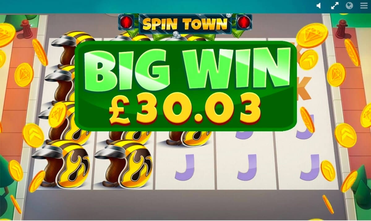 Spin Town Slot Gameplay