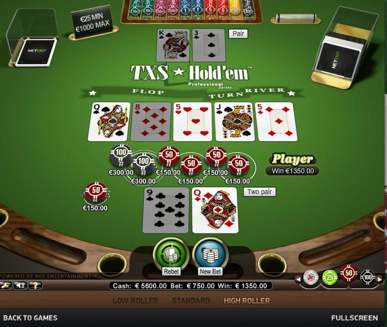 Txs Holdem Pro gameplay