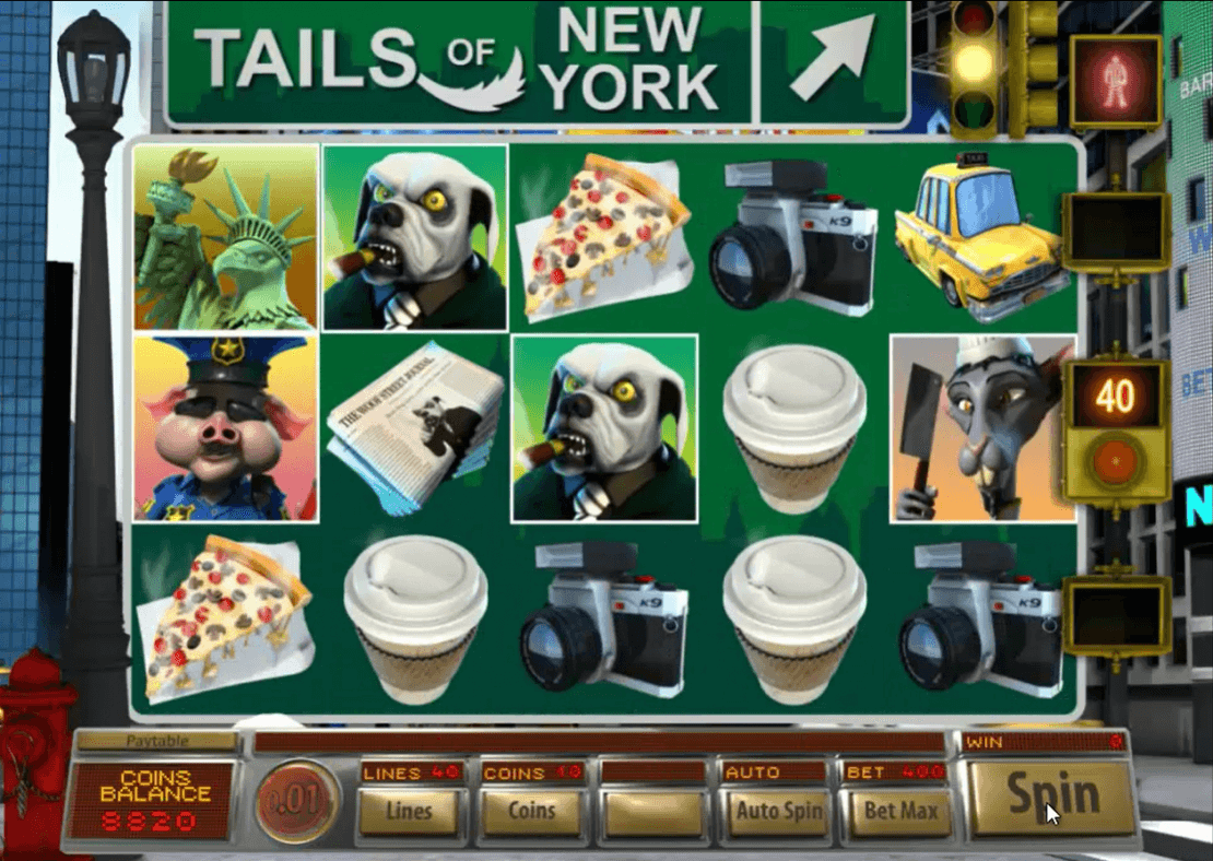 Tails of New York Slot Gameplay