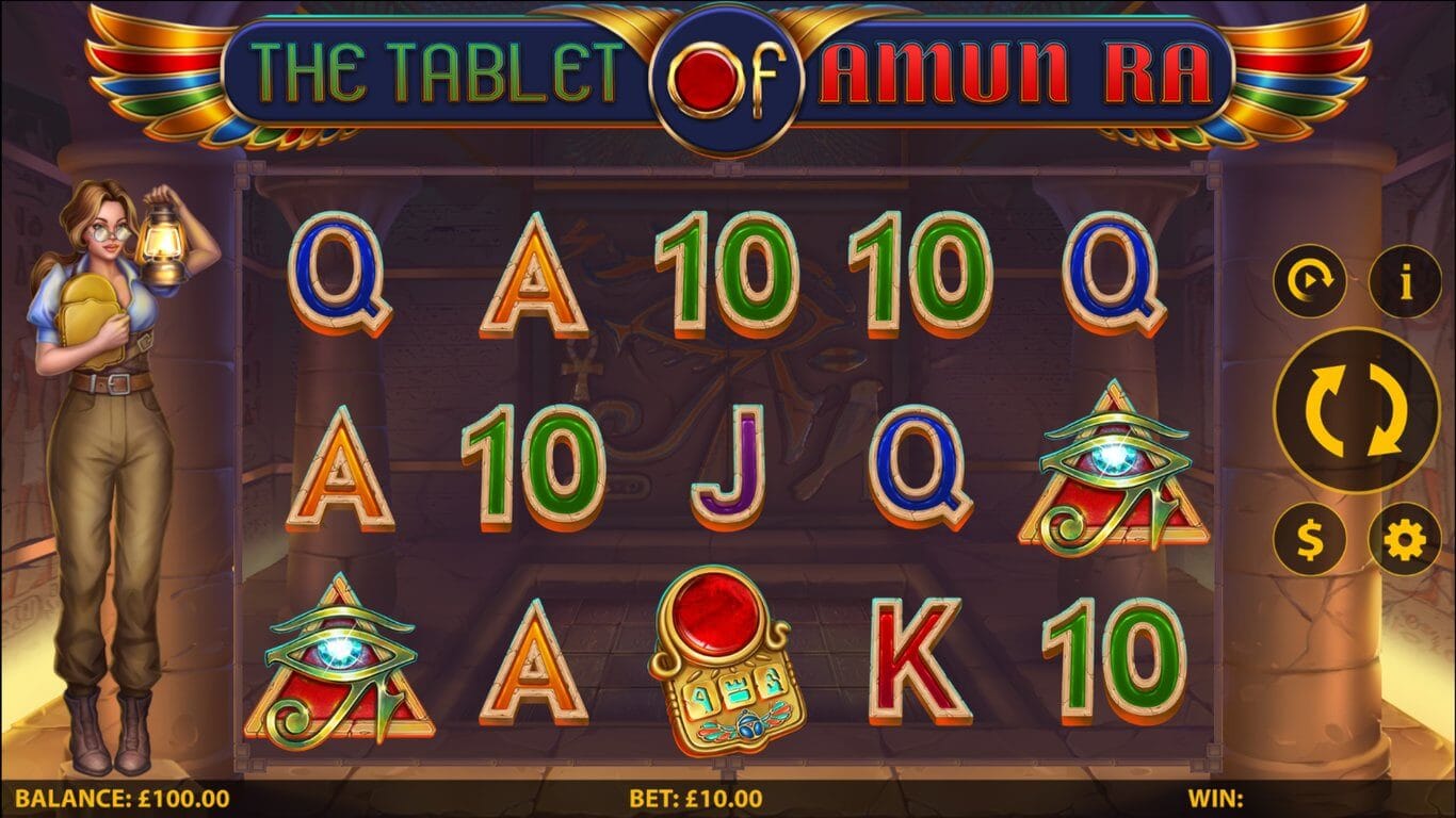 The Tablet of Amun Ra Slot Bonus