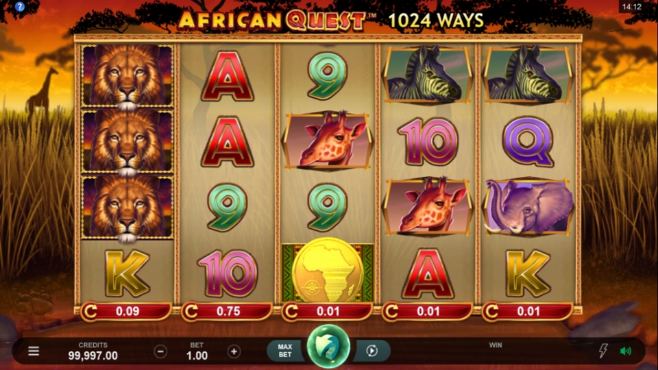 African Quest Slots UK