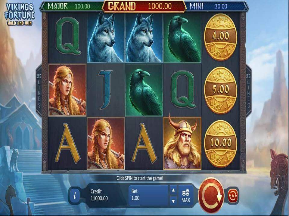 Vikings Fortune Hold and Win Slot Bonus