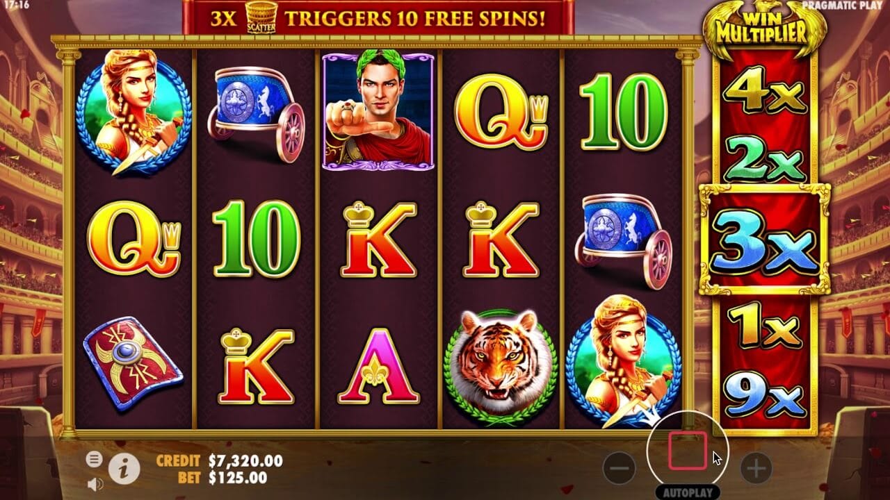 Wild Gladiators Slot Bonus