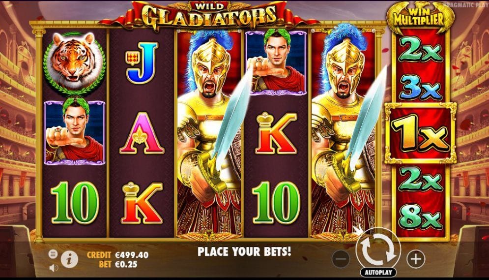 Wild Gladiators Slot Gameplay