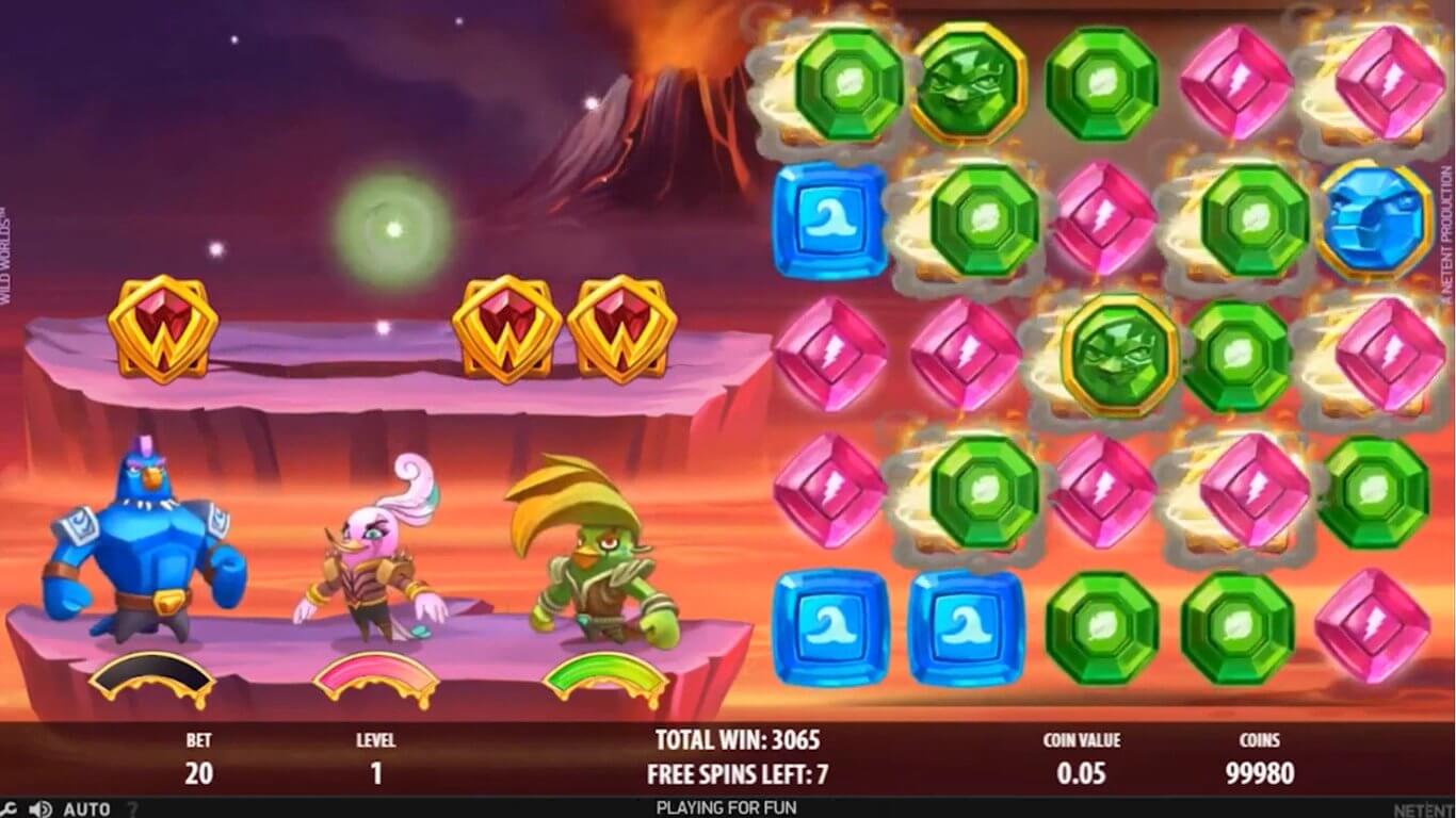 Wild Worlds Slot Bonus