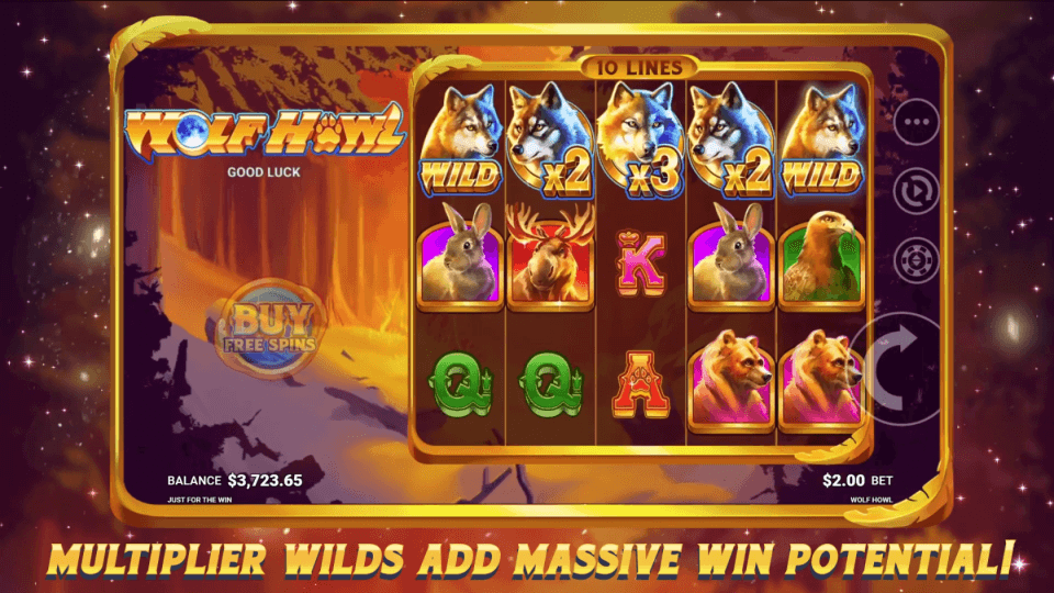 Wolf Howl Slot Gameplay