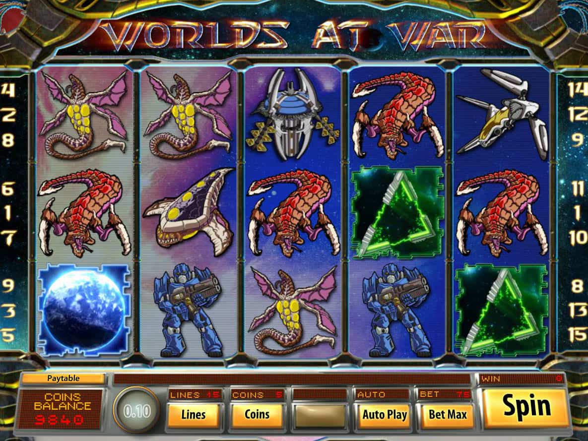 Worlds at War Slot Gameplay