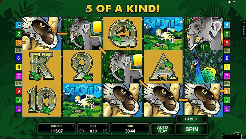 Adventure Palace Slot Game 5 of a Kind