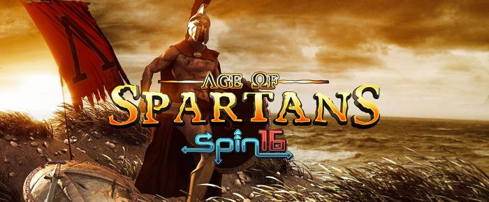 Age of Spartans Spin16 slots game logo