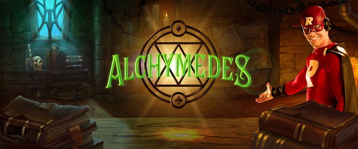 Alchymedes Slot Game Logo