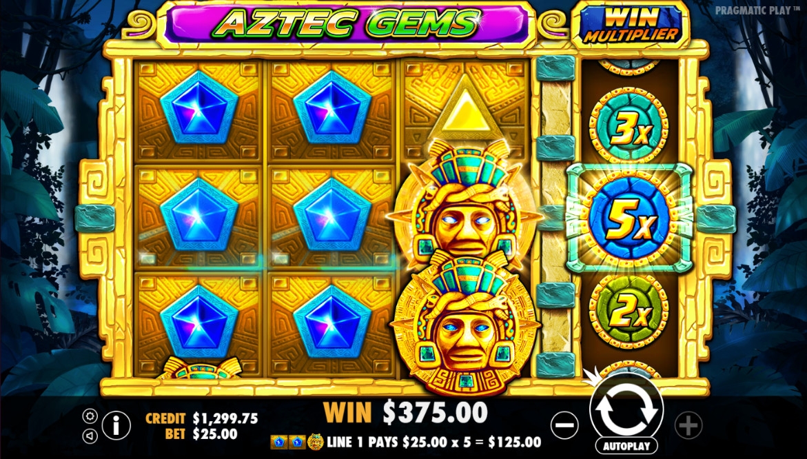 Aztec Gems Slots - up to 500 Free Spins Bonus | Slots Baby