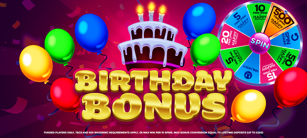 Birthday-Bonus Slots-Baby