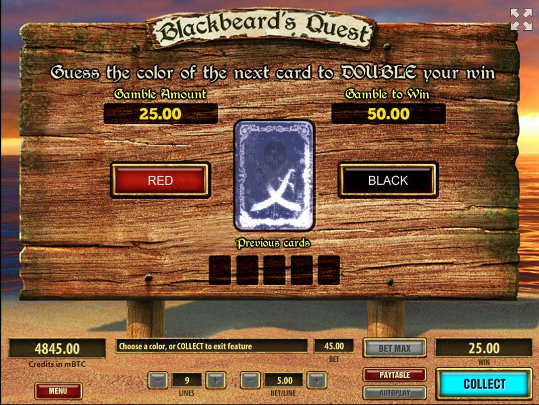 blackbeard's quest bonus