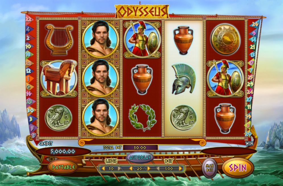 odysseus slot gameplay