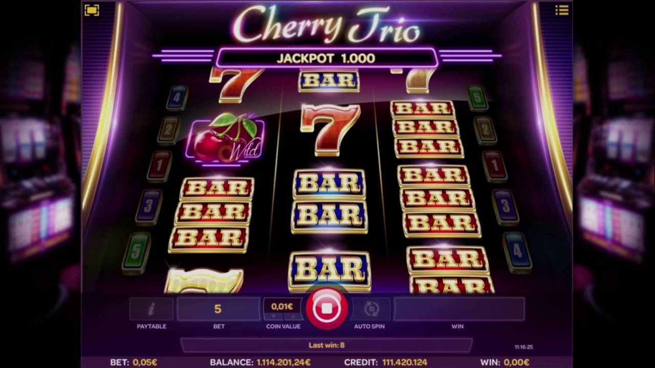 Cherry Trio Slot Game Gameplay