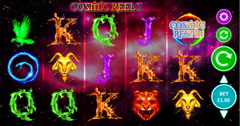 Cosmic Reels Gameplay