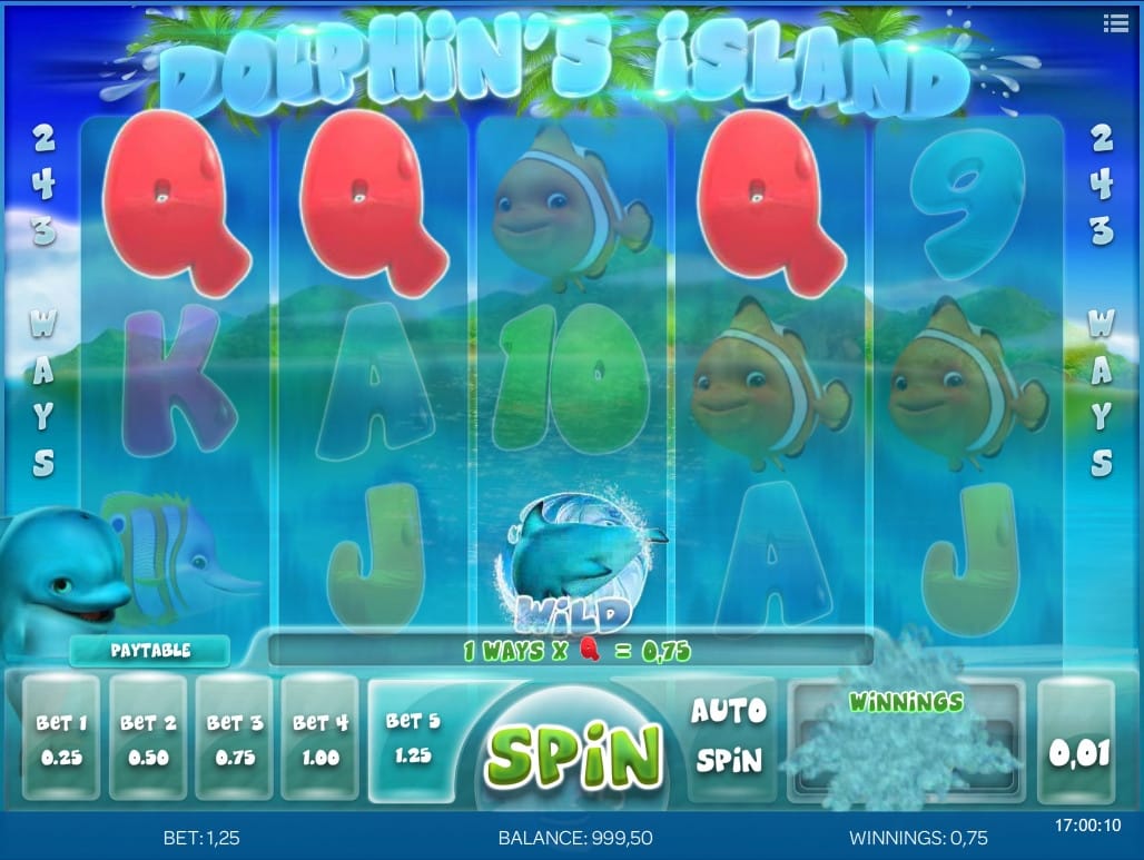 Dolphin's Island gameplay