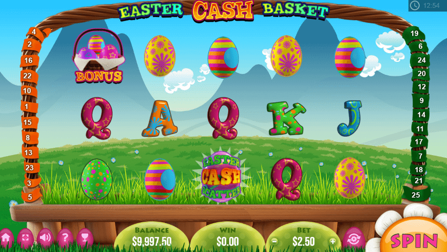 Easter Cash Baskets Slot Game Screenshot