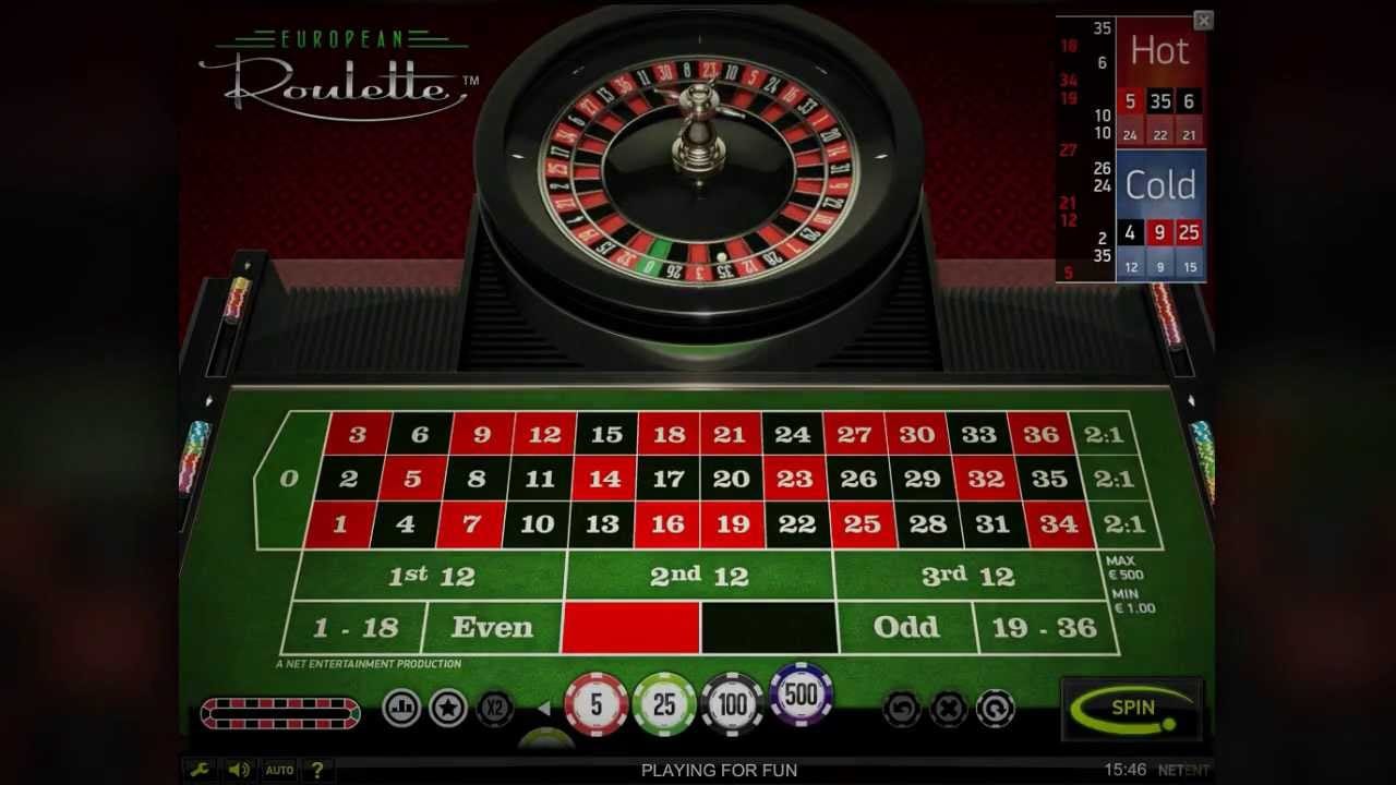 European Roulette Gameplay