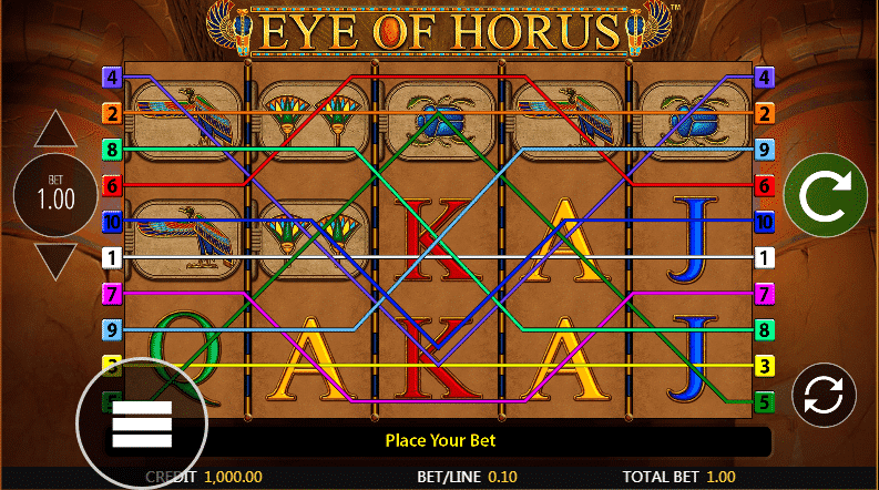eye of horus gameplay slots baby