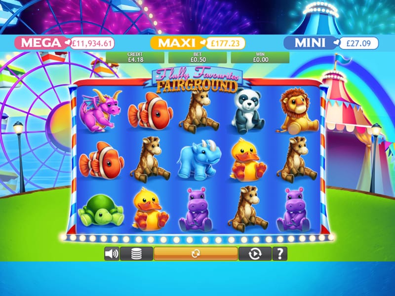 Fluffy Favourites Fairground Jackpot gameplay