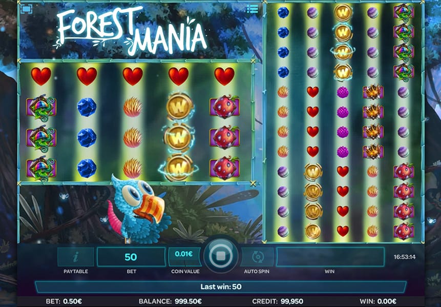 Forest Mania Slot Game Screenshot