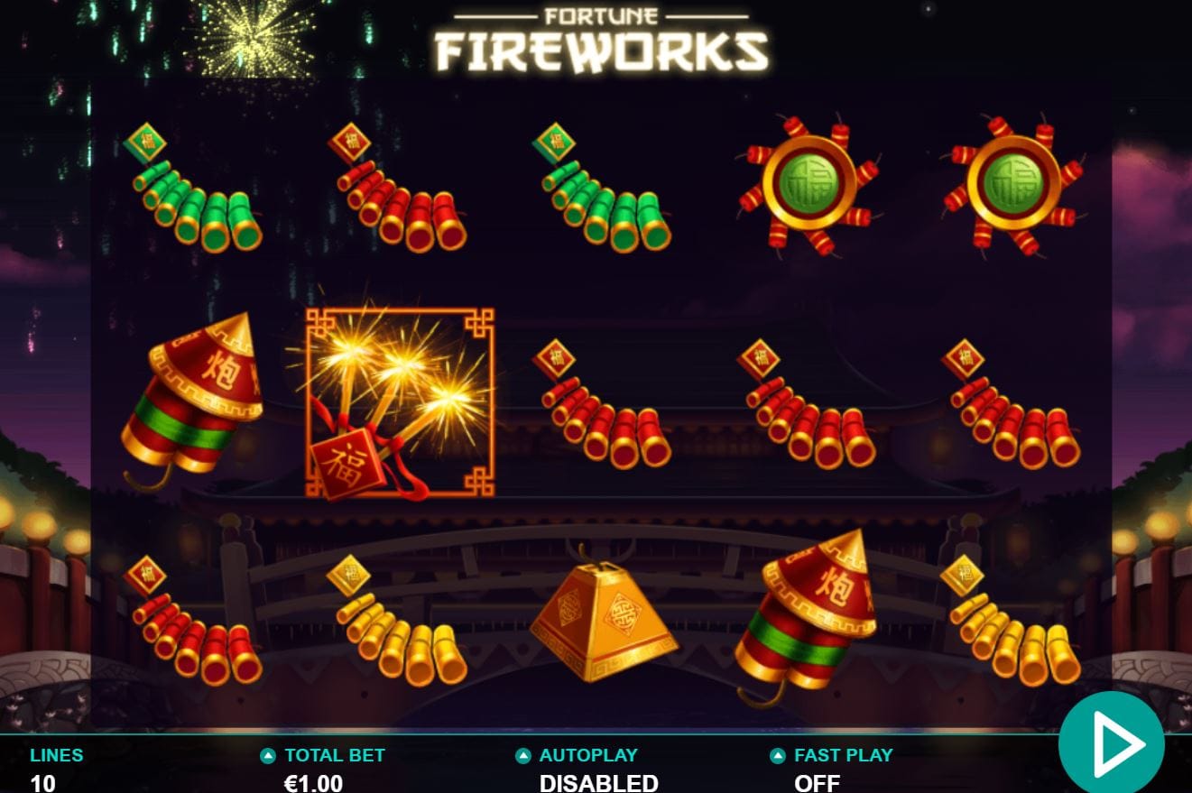 Fortune Fireworks slot machine Gameplay