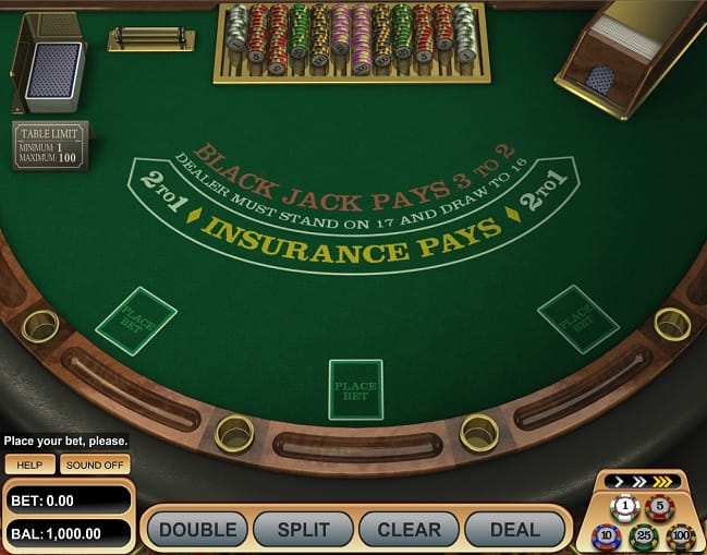 Single deck blackjack pro gameplay