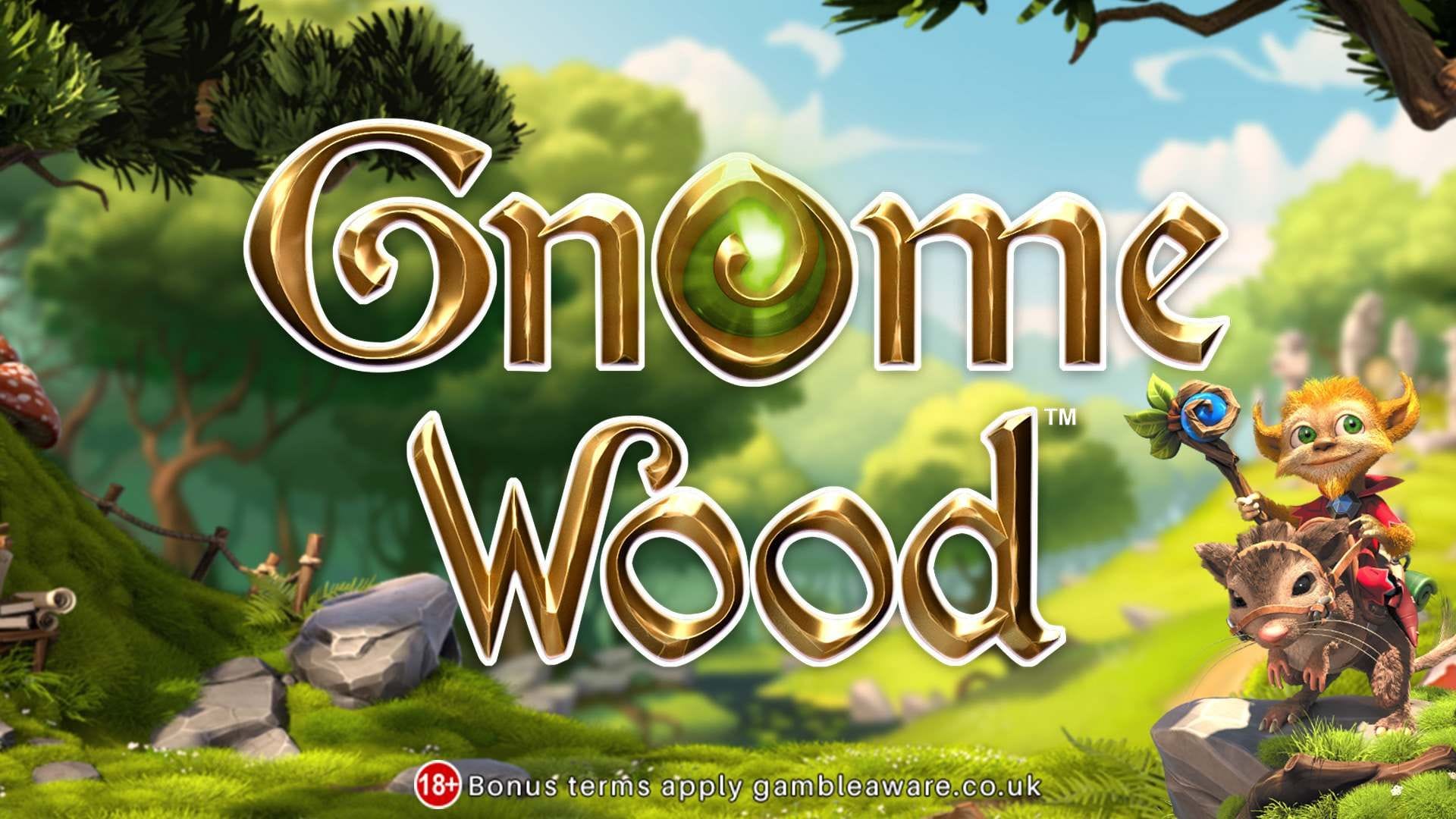 gnome wood slots game logo