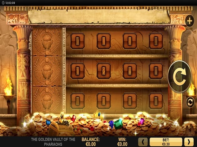 golden vault of the pharaoh slot game