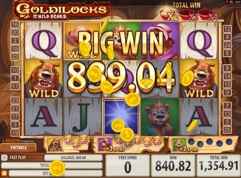 goldilocks big win