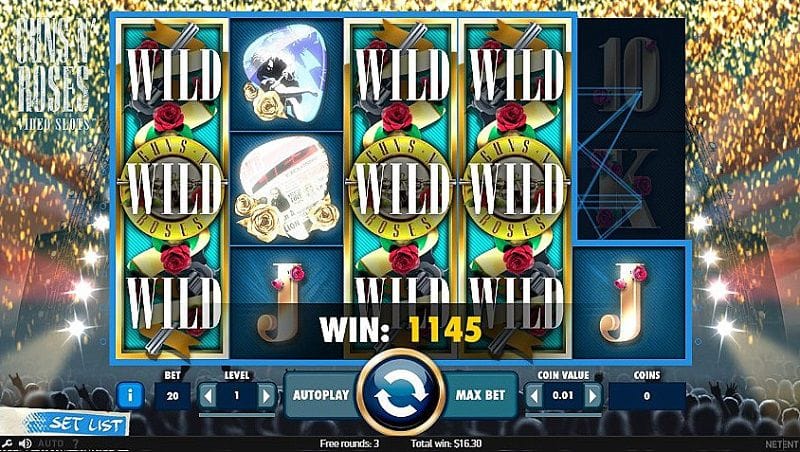 Guns and Roses Video Slots Screenshot