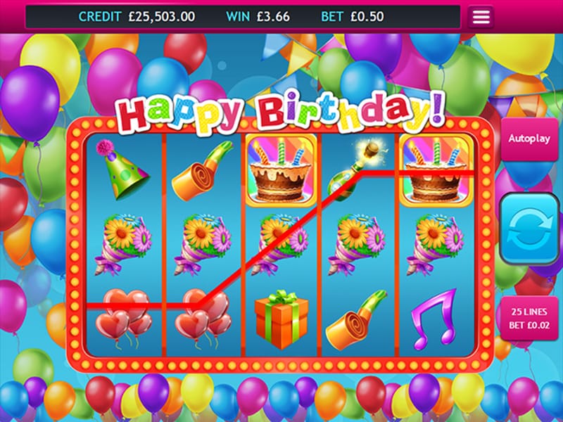 Happy Birthday Jackpot Win