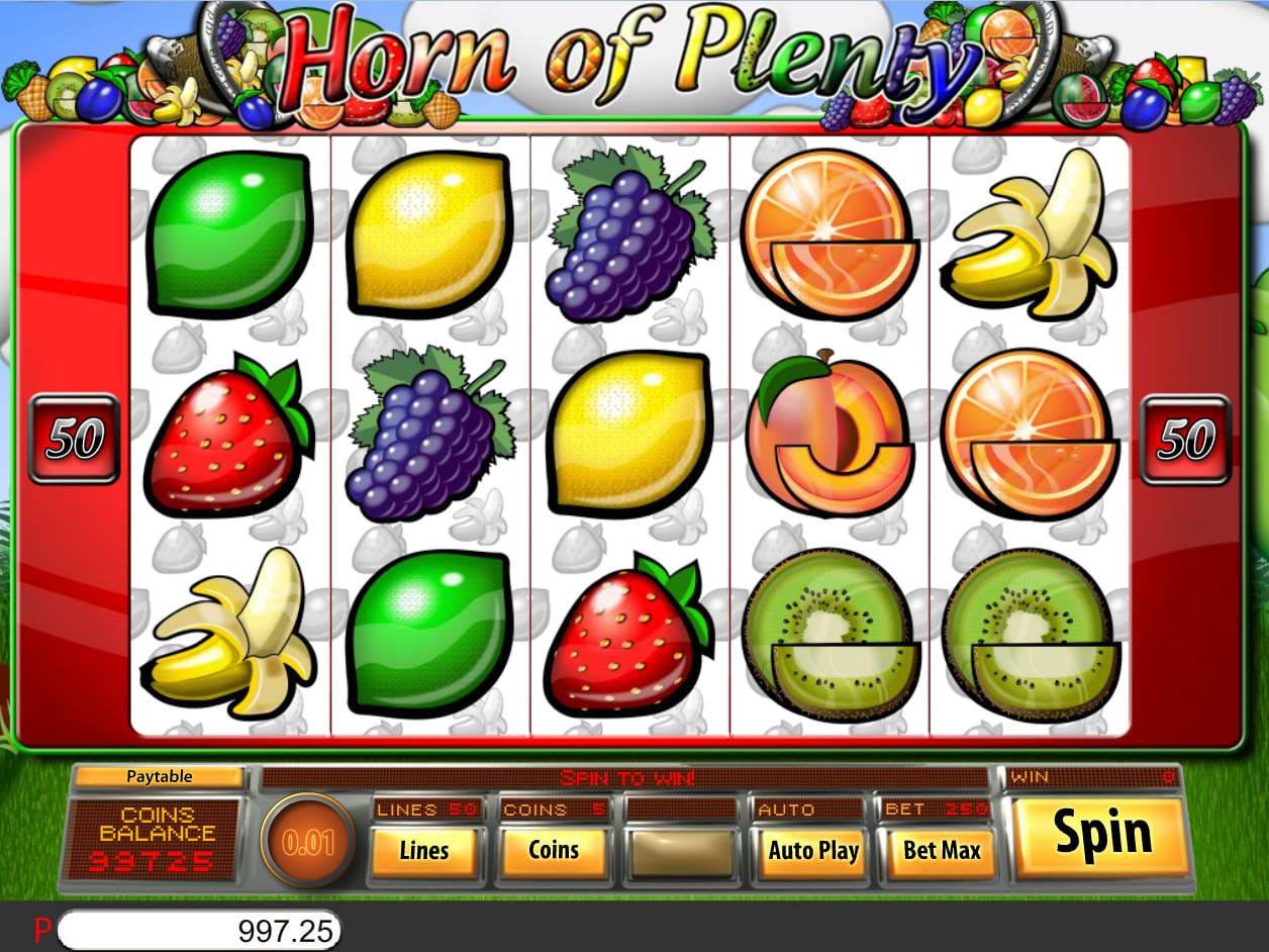 horn of plenty spin 16 gameplay