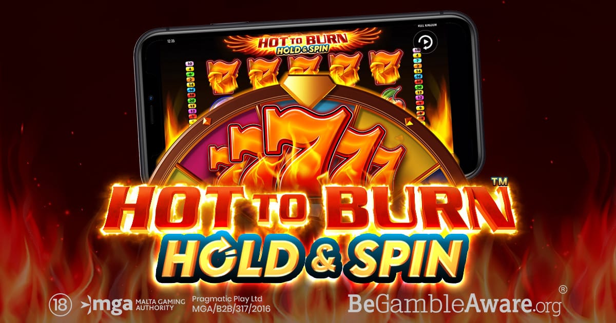 Hot To Burn Hold & Spin Slot Logo Slots Baby
