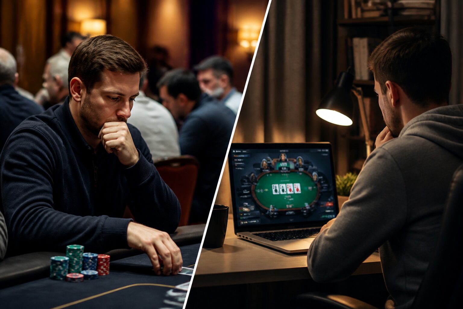 Is Online Poker Harder Than Live Poker?