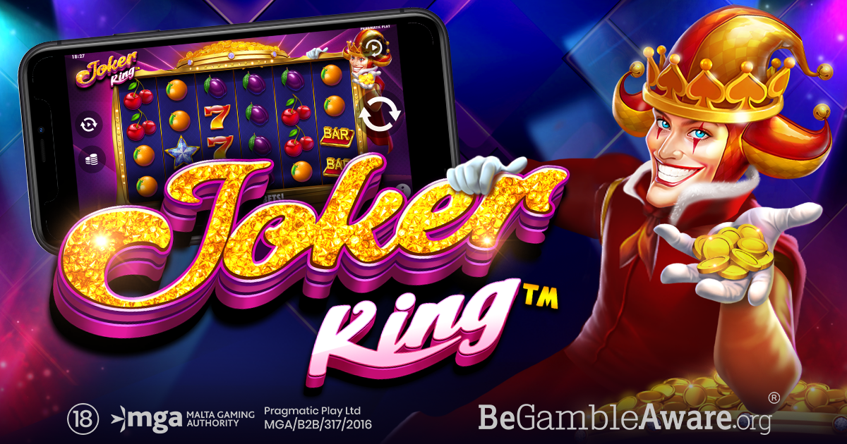 Joker King Slot Logo Slots Baby