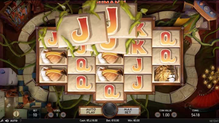 Jumanji Casino Game Gameplay